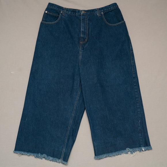 Other - Vintage JNCO Dark Wash Denim Mega Baggy Jeans 13.5 Leg Opening Modified Pants 38